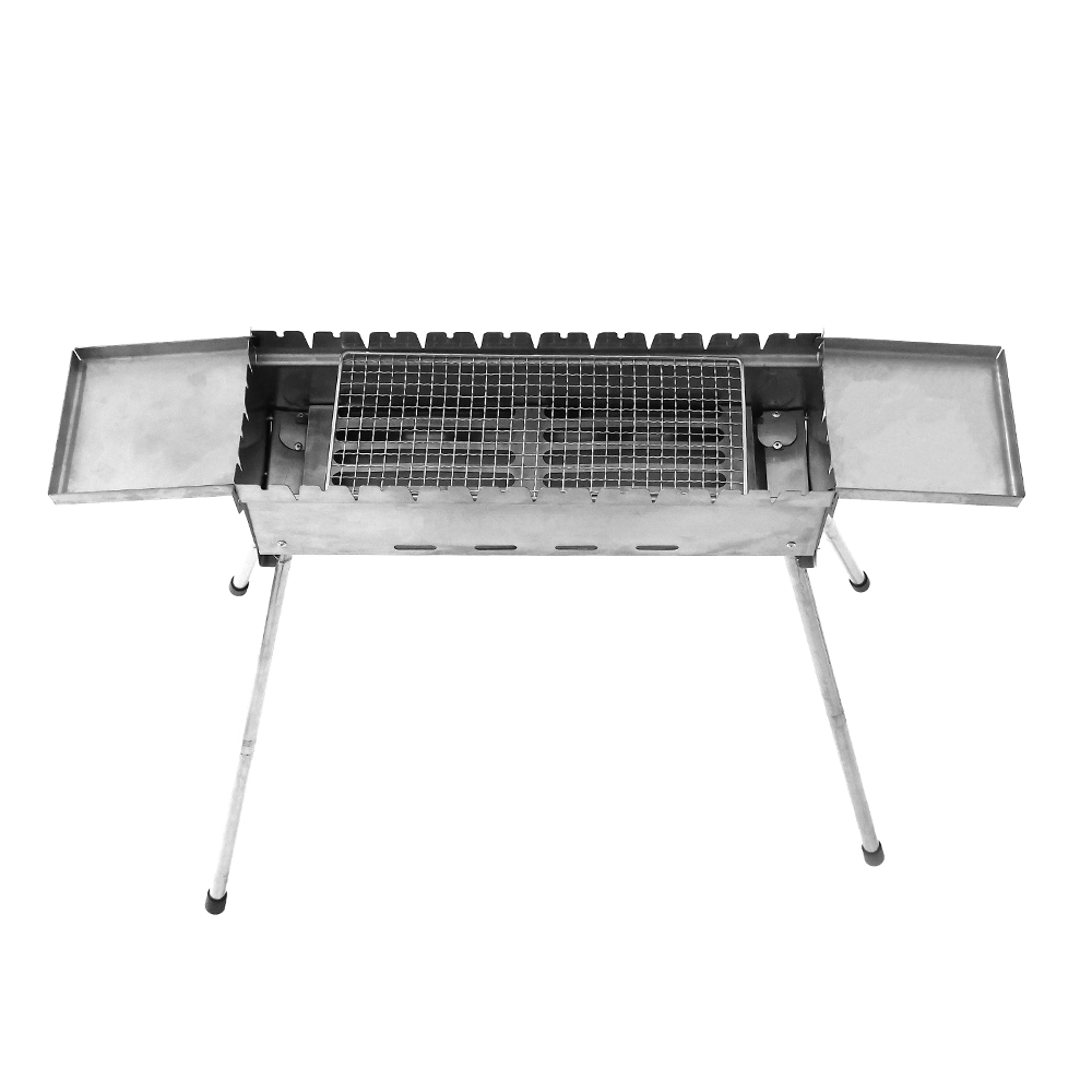 Parrilla de barbacoa regular rectangular de acero inoxidable