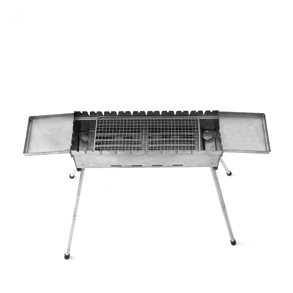 Parrilla de barbacoa regular rectangular de acero inoxidable